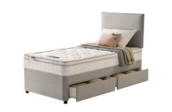 Silentnight Jackson Cushiontop Single 2 Drw Divan Bed